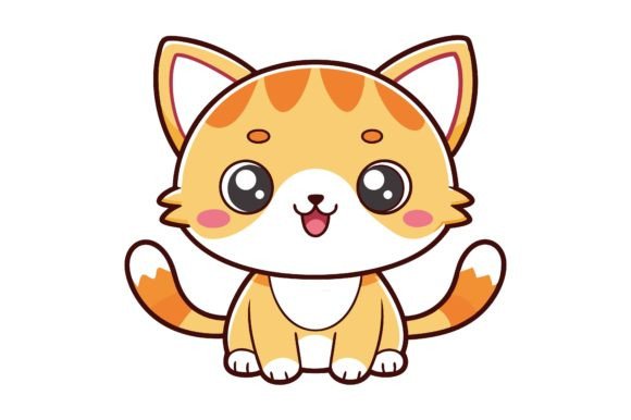 Adorable Cat Designs in Kawaii Chibi
