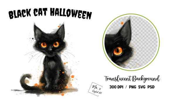 Black Cat Halloween Clipart Review