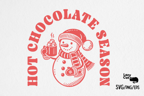 Christmas Snowman SVG PNG